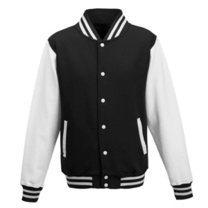 JET BLACK / WHITE FLEECE