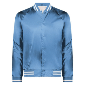 COLUMBIA BLUE/WHITE SATIN