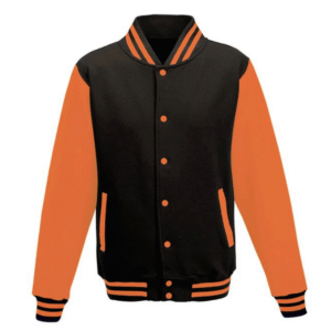 JET BLACK / ORANGE CRUSH FLEECE