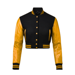 BLACK WOOL / YELLOW LEATHER