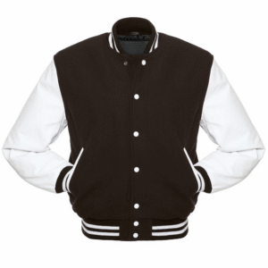 BROWN WOOL/WHITE LEATHER
