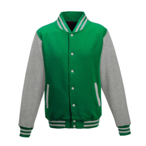 KELLY GREEN/HEATHER GREY FLEECE
